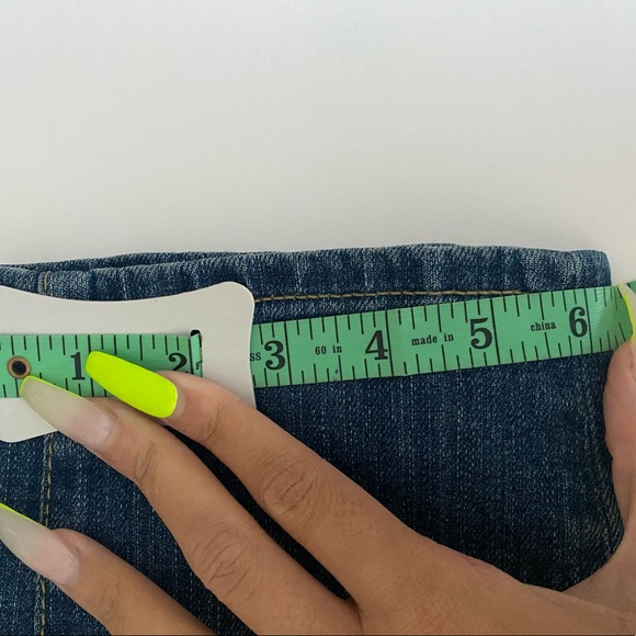 Charlotte Russe Dark Distressed Jeans - Picture 8 of 8